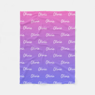 Cobertor De Velo Nome Personalizado Blanket Baby Girls Personalizad