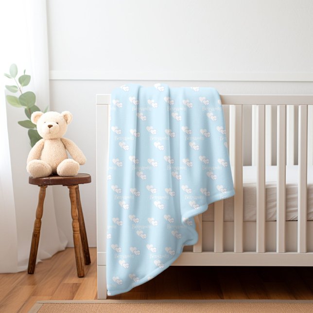 Cobertor De Velo Nome Personalizado Blanket Bebê Oferta Filha (Criador carregado)