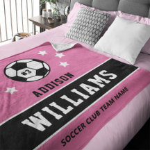 Nome Personalizado de Jogador de Futebol Rosa