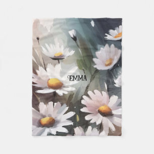 Cobertor De Velo Nome Personalizado do Padrão do Disie de Cores Aqu