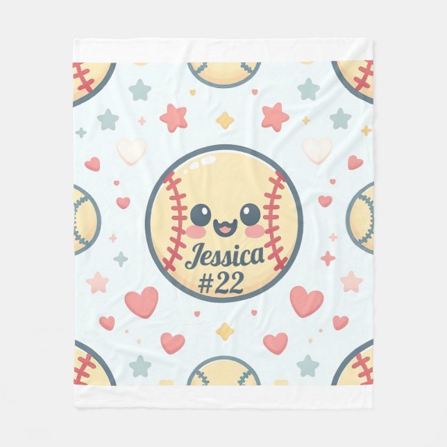 Cobertor De Velo Nome personalizado e linha de alta definição de so (Frente)