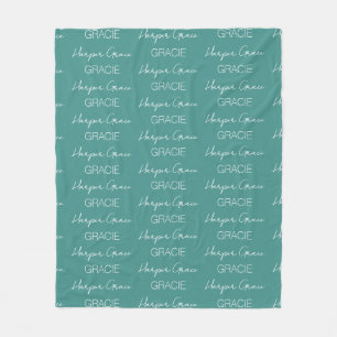 Cobertor De Velo Nome Personalizado Fleece Blanket