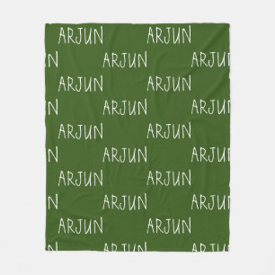 Cobertor De Velo Nome personalizado Fleece Blanket
