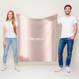 Cobertor De Velo Nome Personalizado Lorrão Rosa