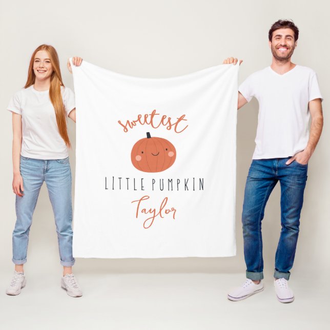 Cobertor De Velo nome personalizado mais doce de abóbora (In Situ)