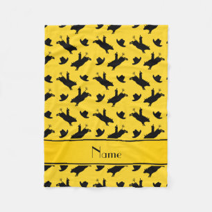 Cobertor De Velo Nome personalizado padrão de equitação de touros d