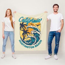 Cobertor De Velo Nome Personalizado / Texto Navegação na Califórnia