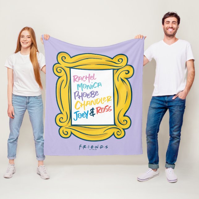 Cobertor De Velo Nomes AMIGOS™ em Peephole (In Situ)