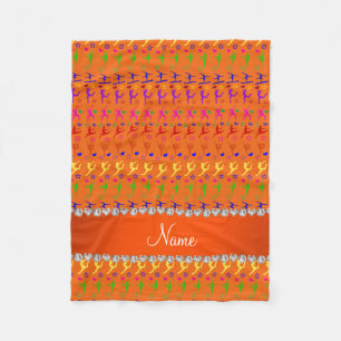 Cobertor De Velo Nomes de estrelas de corações da ginástica lara