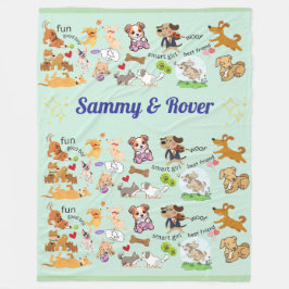 Cobertor De Velo Nomes personalizados para você ou seu filho