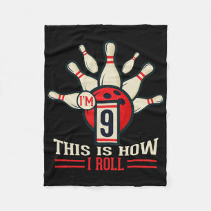 Cobertor De Velo Nono Aniversário Camisa De 9 Anos É Assim Que Eu R