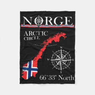 Cobertor De Velo Norge Círculo Polar Ártico - Norte Polar Noruega N