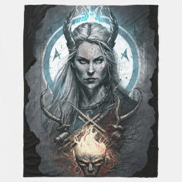 Cobertor De Velo Norse Mythology Freya Blanket