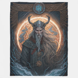Cobertor De Velo Norse Mythology Odin Blanket