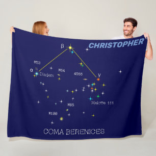 Cobertor De Velo Norte Hemisfério Constellation Coma Berenices