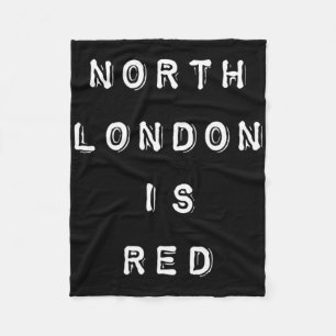 Cobertor De Velo North London é Vermelho - Arsenal Coyg Slogan de F