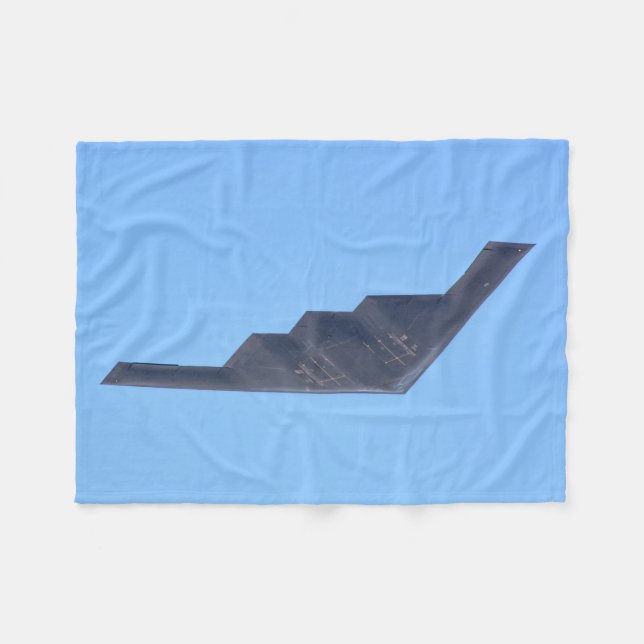 Cobertor De Velo Northrop Grumman B- 2 Spirit Fleece Blanket (Frente (Horizontal))