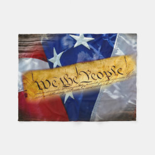 Cobertor De Velo Nós, A Bandeira Americana Da Pessoas