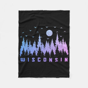 Cobertor De Velo Nós Amamos Wisconsin - O Estado do Texugo Uni-adul