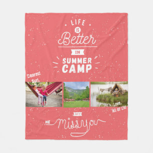 Cobertor De Velo Nós senhorita Você Acampamento Cobertura