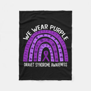 Cobertor De Velo Nós Usamos Roxo Para a Conscientização da Síndrome