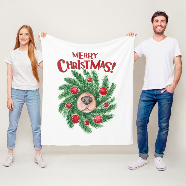 Cobertor De Velo Nose Nose Feliz Fúria de Natal (In Situ)