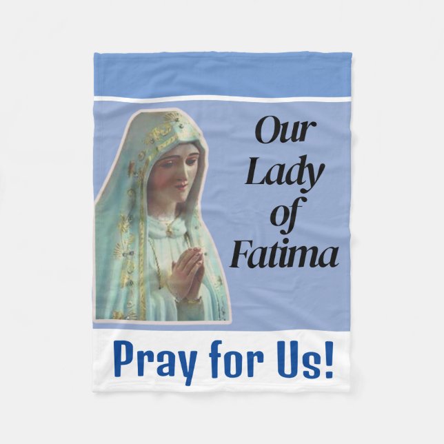Cobertor De Velo Nossa Senhora da Fátima (Frente)