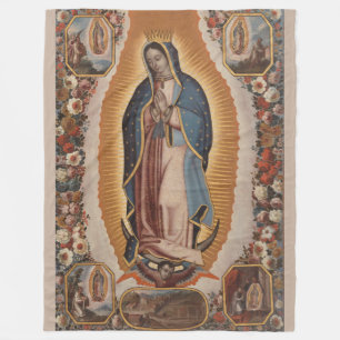 Cobertor De Velo Nossa Senhora de Guadalupe, Católica Religiosa M