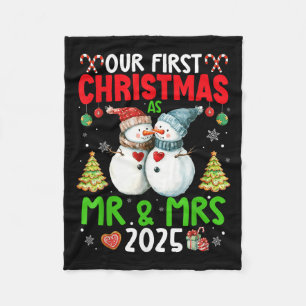 Cobertor De Velo Nosso Primeiro Natal Como Sr. & Sra. Casais 20