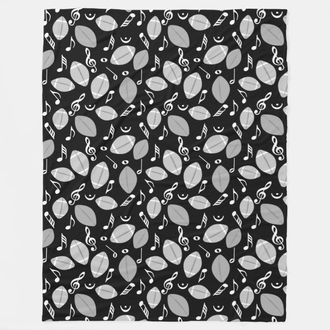 Cobertor De Velo Notas de Música (Frente)