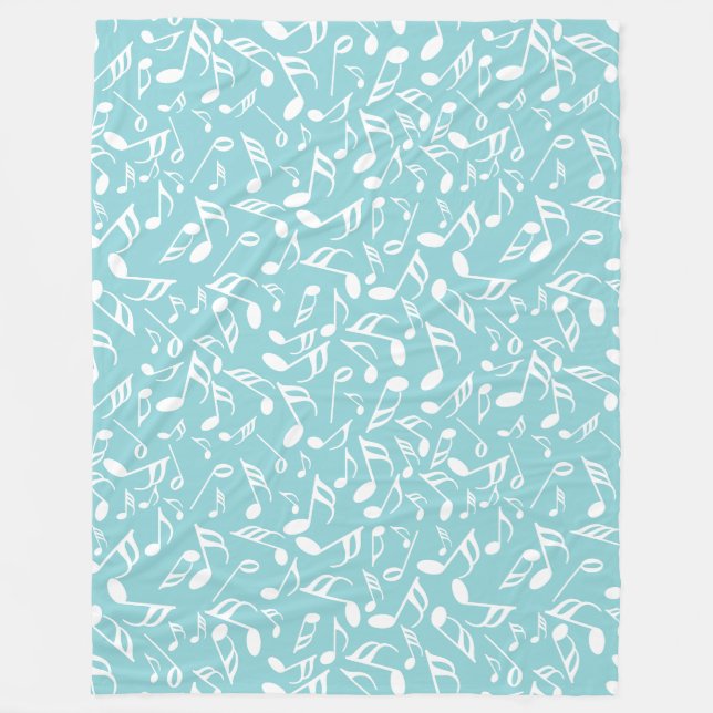 Cobertor De Velo Notas de Música (Frente)