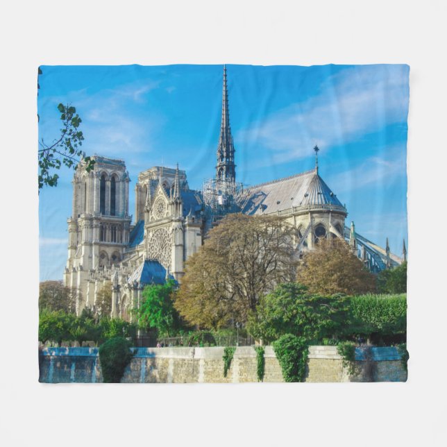 Cobertor De Velo Notre Dame de Paris, França (Frente (Horizontal))