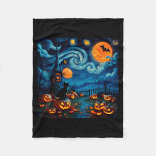 Cobertor De Velo Nova Arte Estrelada Noite Céu Arte Y Halloween Gat