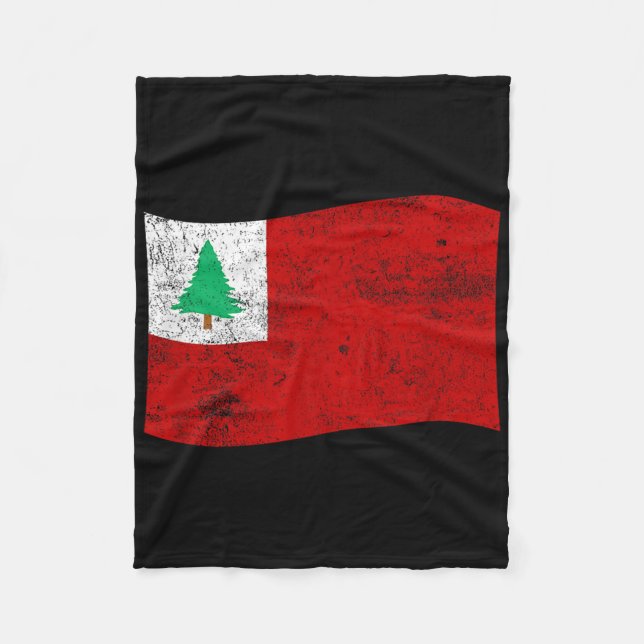 Cobertor De Velo Nova Inglaterra - Bandeira Continental - História  (Frente)