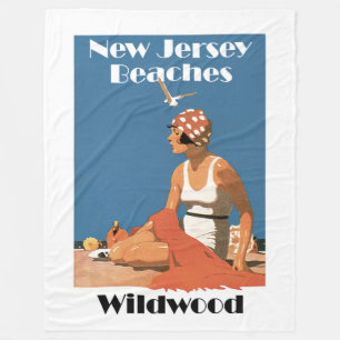 Cobertor De Velo Nova Jersey Beaches ~ WildWood