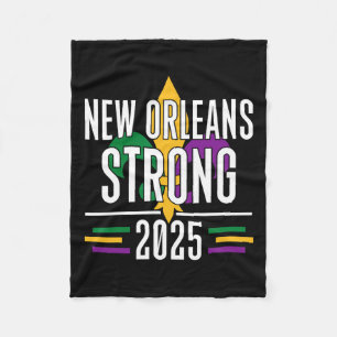 Cobertor De Velo Nova Orleans Forte 2025 Unidade Fleur De Lis Mardi