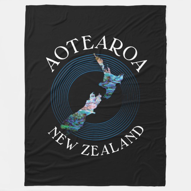 COBERTOR DE VELO NOVA ZEALAND PAUA MAP RINGS (Frente)