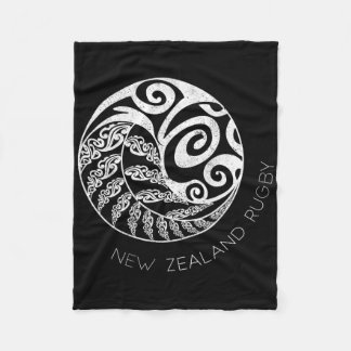 Cobertor De Velo Nova Zelândia Rugby Maori Insred Kiwi & Prata F