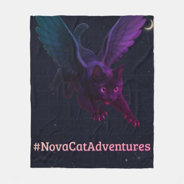 Cobertor De Velo #NovaCatAdventures – Winged v2 (Frente)