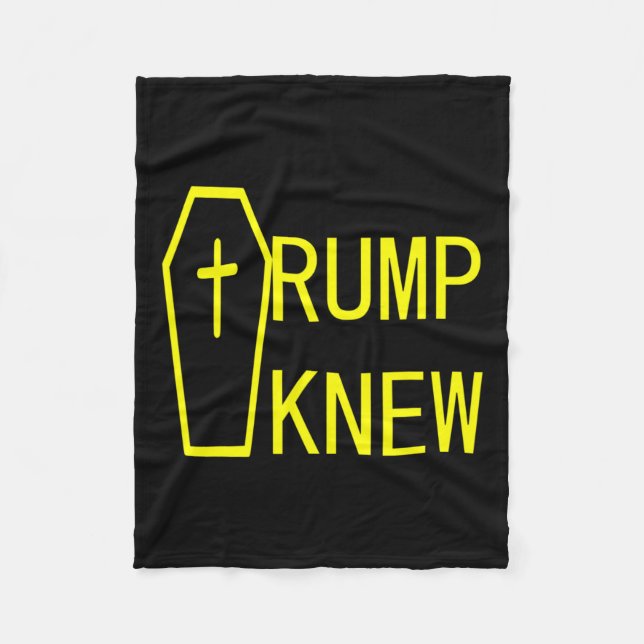 Cobertor De Velo Novas Pessoas de Trump Lied Morreram 1 (Frente)