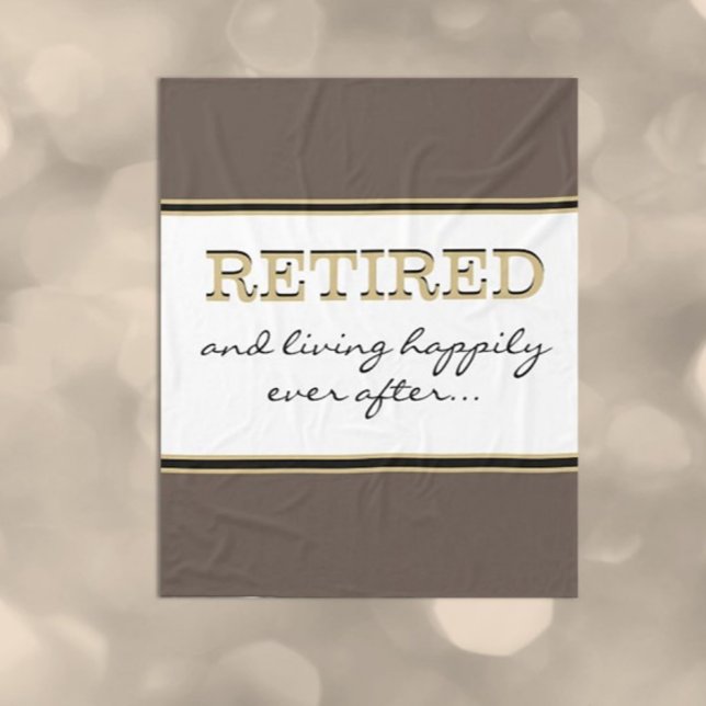 Cobertor De Velo Novidade divertida - Presente para aposentadoria (Criador carregado)