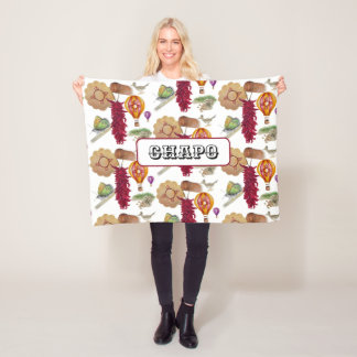 Cobertor De Velo Novo México Vermelho Chile Pinõn Zia Balão de Ar Q