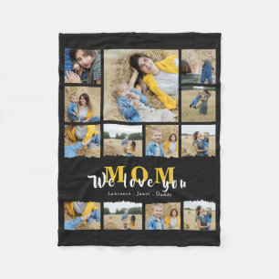 Cobertor De Velo Novó negra Mãe foto do dia de as mães de colagem F