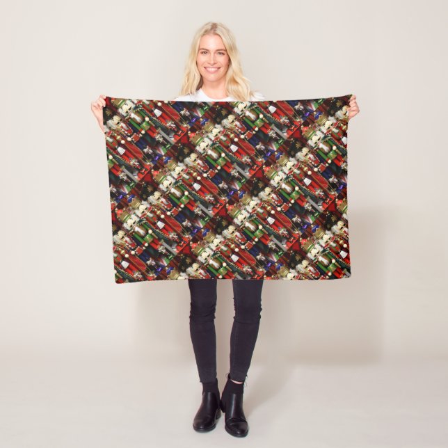 Cobertor De Velo Noz-cracker Soldiers Natal (In Situ)