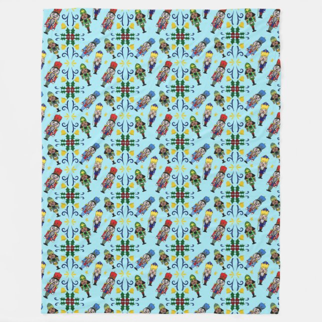 Cobertor De Velo Nozes de Natal Fleece Blanket (Frente)