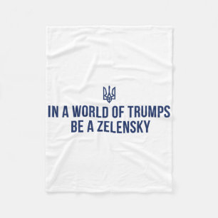 Cobertor De Velo Num Mundo De Trumps Seja Um Zelensky Fique Com A U