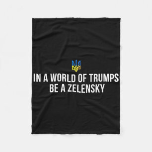 Cobertor De Velo Num Mundo De Trumps Seja Um Zelensky Fique Com A U