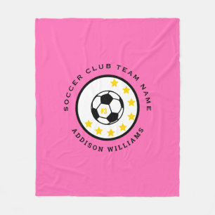 Cobertor De Velo Número de Camisa de Time de Futebol Personalizado