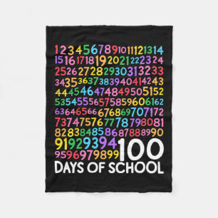 Cobertor De Velo Número De Professores Do Dia Da Escola 100 Dias