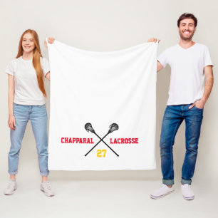 Cobertor De Velo Número do Jogador de Cores do Grupo do Lacrosse St